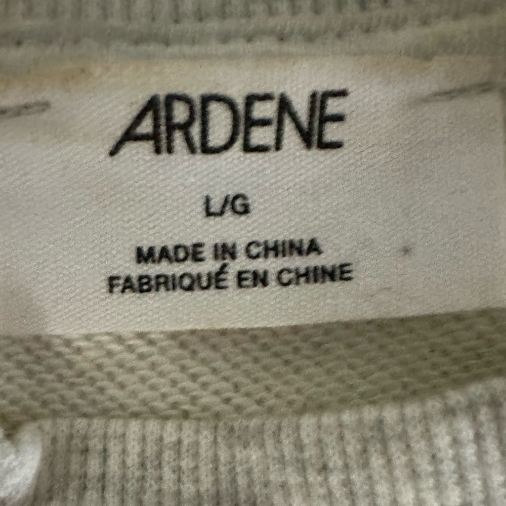 Ardene Gray Crewneck Sweater with Cambridge Logo matching sweatpants L/m - Picture 4 of 5